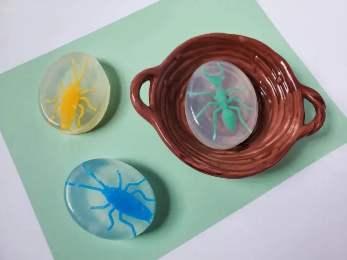 bug homemade soap for kids
