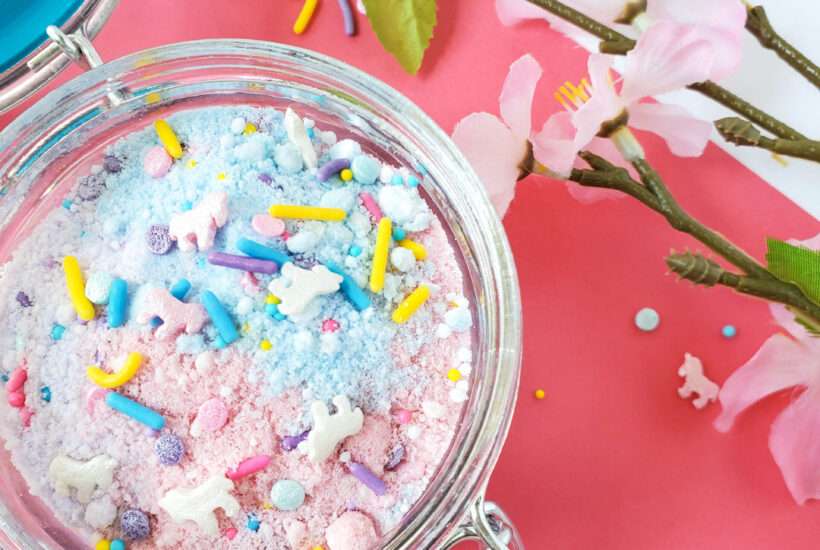 Unicorn Fizzing Bath Salts Recipe