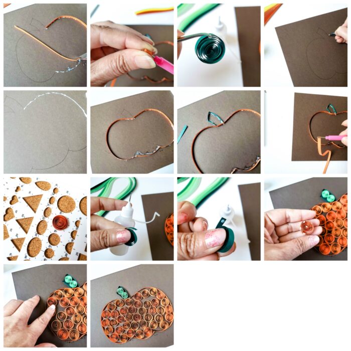 paper quilling step by step