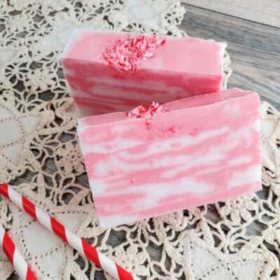 Candy Cane Soap