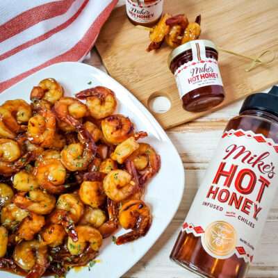 This spicy honey garlic shrimp recipe is quick, easy and absolutely delicious! Serve these shrimp with rice and a vegetable, or serve alone as an appetizer.
