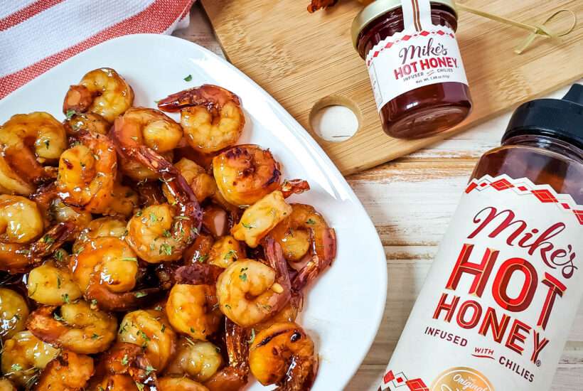 This spicy honey garlic shrimp recipe is quick, easy and absolutely delicious! Serve these shrimp with rice and a vegetable, or serve alone as an appetizer.