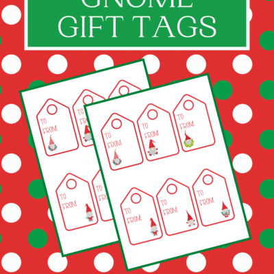 free printable gnome gift tags