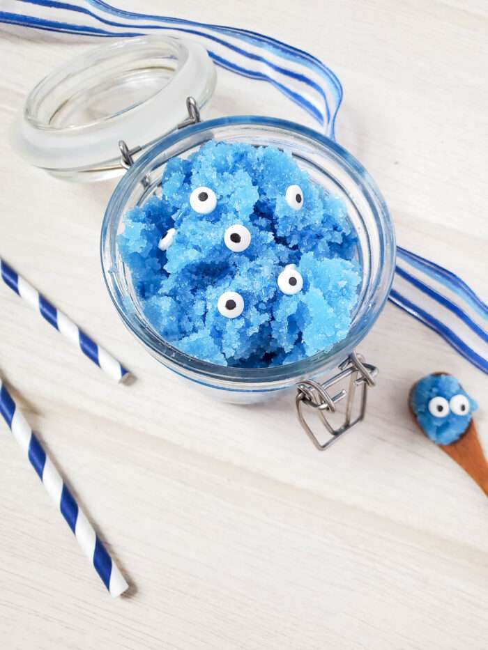 This fun homemade scrub recipe was inspired by Disney's Soul and is the perfect sugar scrub to make at home with your little ones.