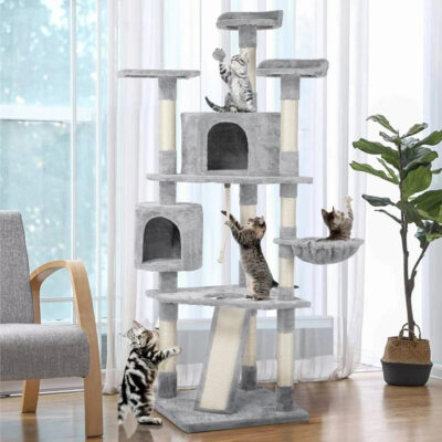 As a cat parent, it's important to provide attention to your cat, and also supply them with toys and a comfortable place to relax, where they can feel secure. I'm sharing this Topeakmart cat tree review as a great addition to your home, that your cat will love!Â 