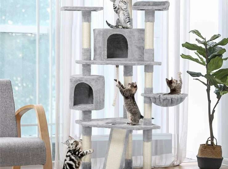 As a cat parent, it's important to provide attention to your cat, and also supply them with toys and a comfortable place to relax, where they can feel secure. I'm sharing this Topeakmart cat tree review as a great addition to your home, that your cat will love!Â 