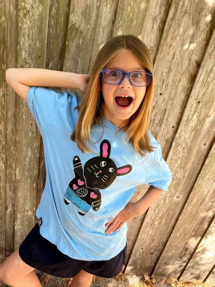 Chalk of the Town Bunny T-Shirt 