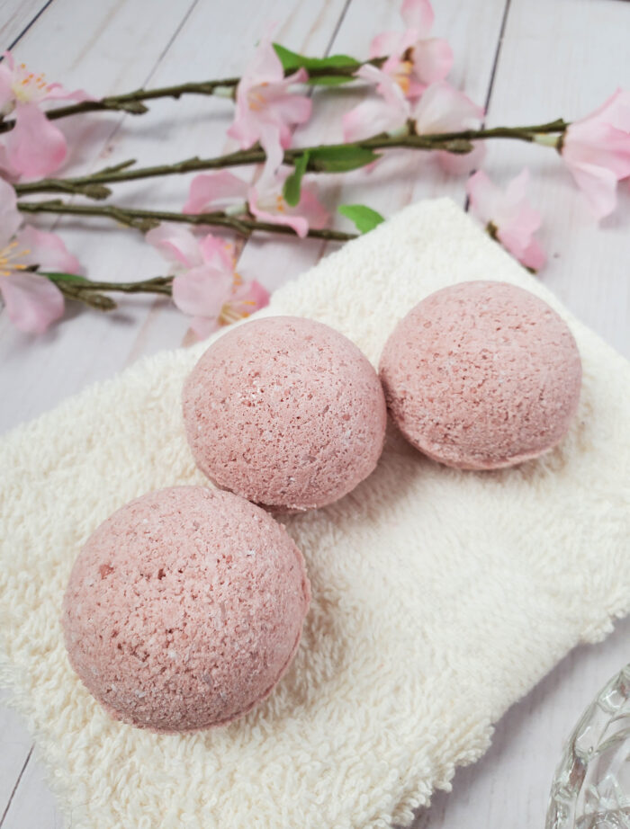 These Sweet Almond Oil Bath Bombs are easy to make and smells phenomenal.