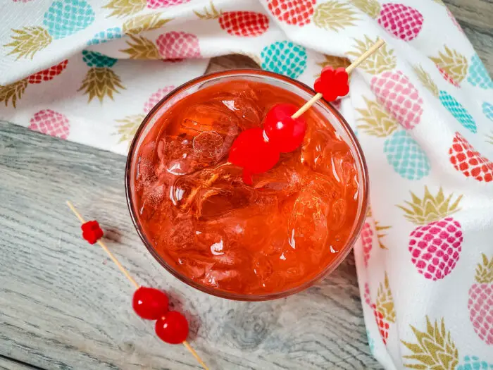 This dirty shirley temple puts an adult spin on the classic mocktail recipe. Enjoy this delicious cocktail recipe when you need to unwind.