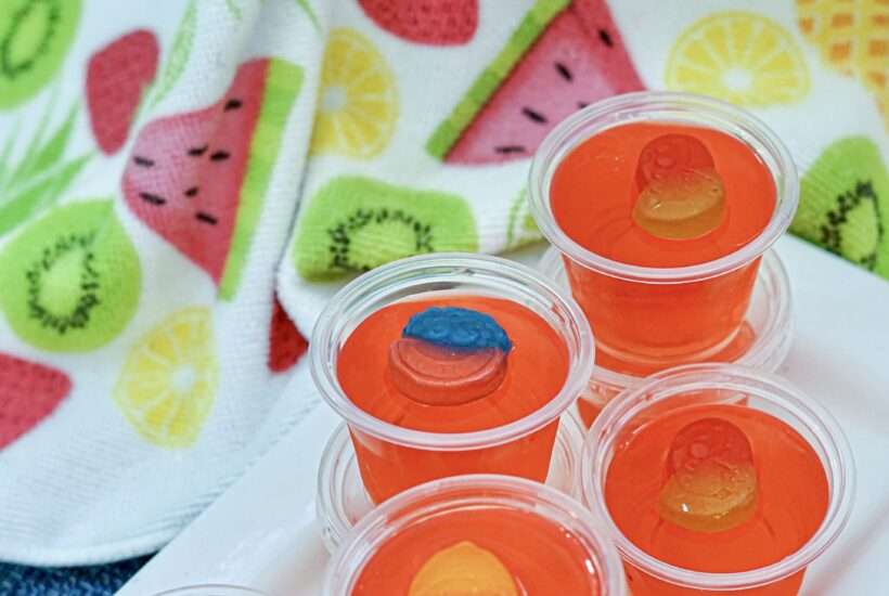 This watermelon jolly rancher jello shot recipe is super easy, and tastes just amazing!