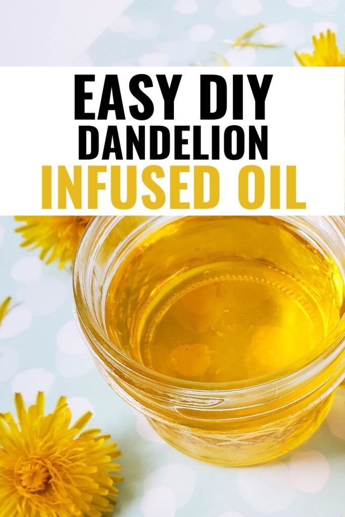 making dandelion oil
