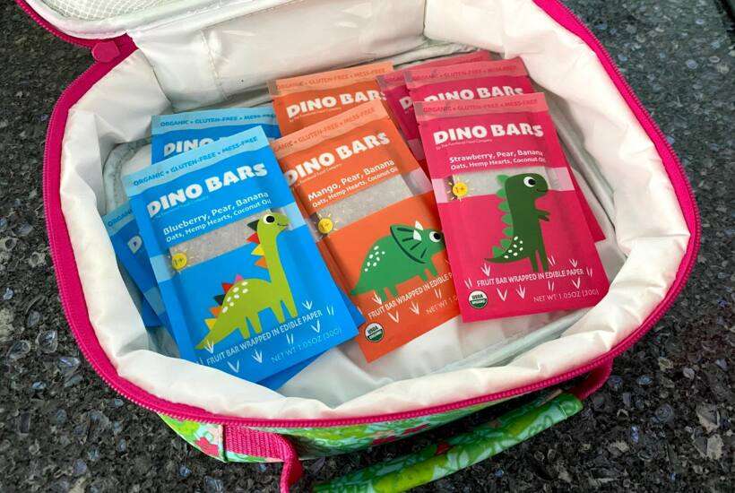 Off to Preschool With Dino Bars Organic Snacks