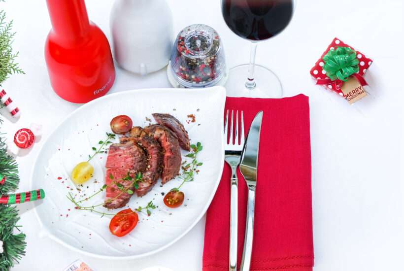 FinaMill at a dinner setting