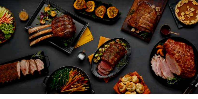 Meat Gift Packages from SRF on black tabletop