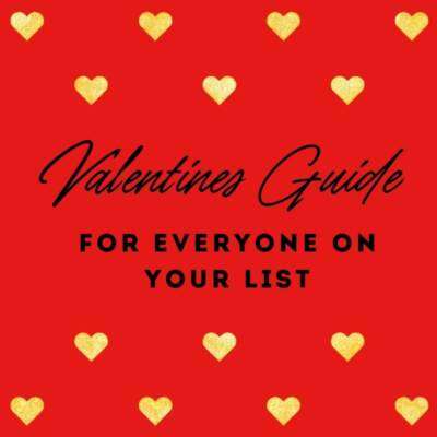 red background with hearts