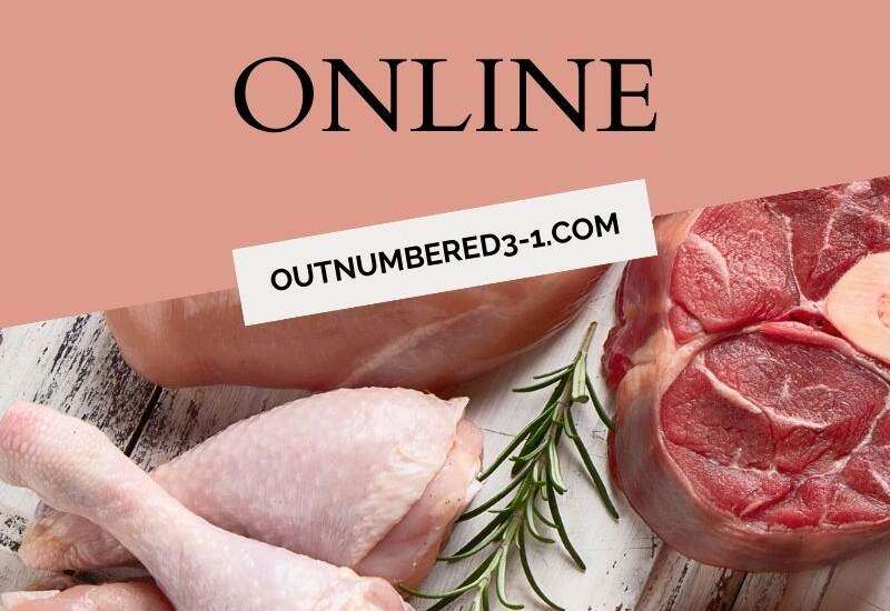 meat on a platter