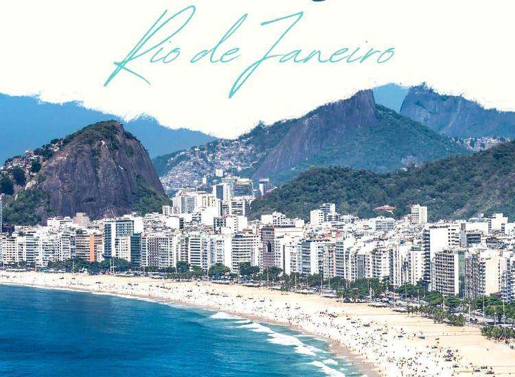 beach shoreline with buildings in rio