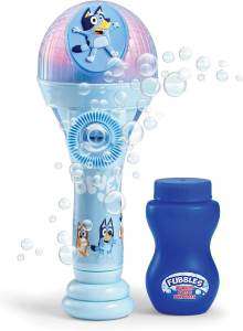 BLUEY Dance Mode Bubble Machine and Toy Microphone stock image