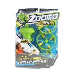 Zoom-O HIGH FLYING Turbo Disc Launcher Glow in the Dark stock image