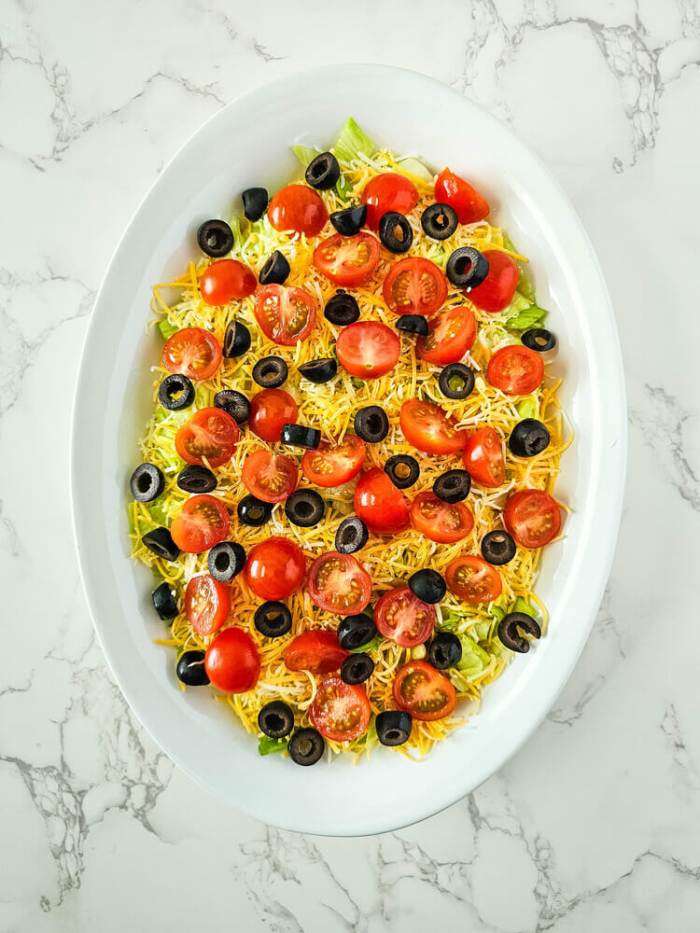 finished dip in a bowl