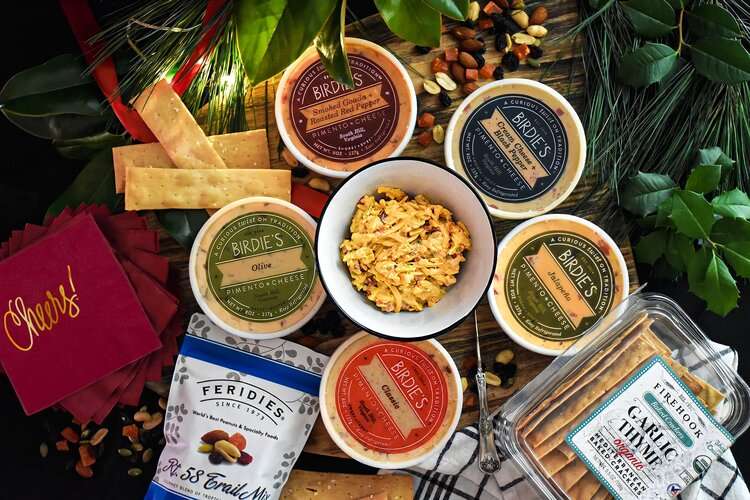 Birdie's Pimento Cheese - Grazing Board Collection stock image
