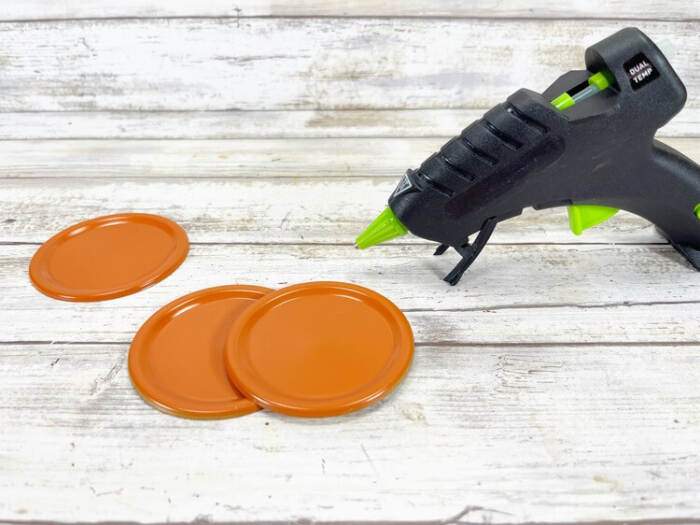 glueing into the shape of a pumpkin, creating levels