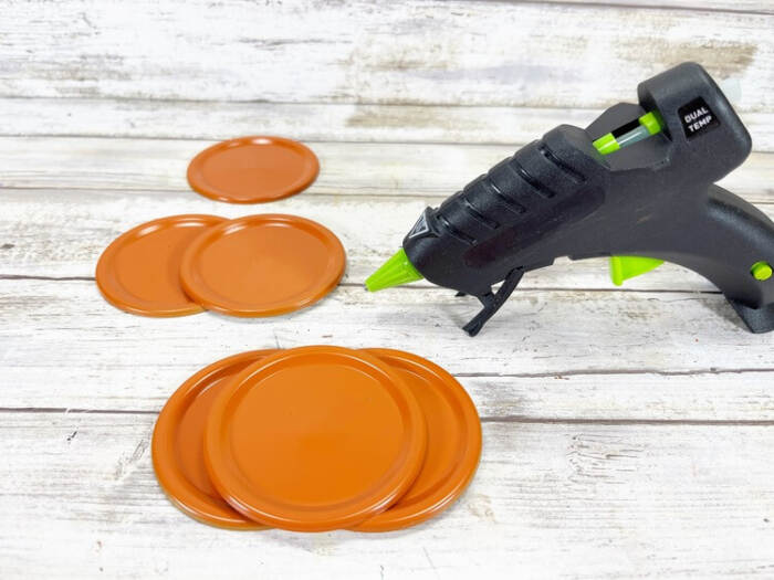glueing into the shape of a pumpkin, creating levels
