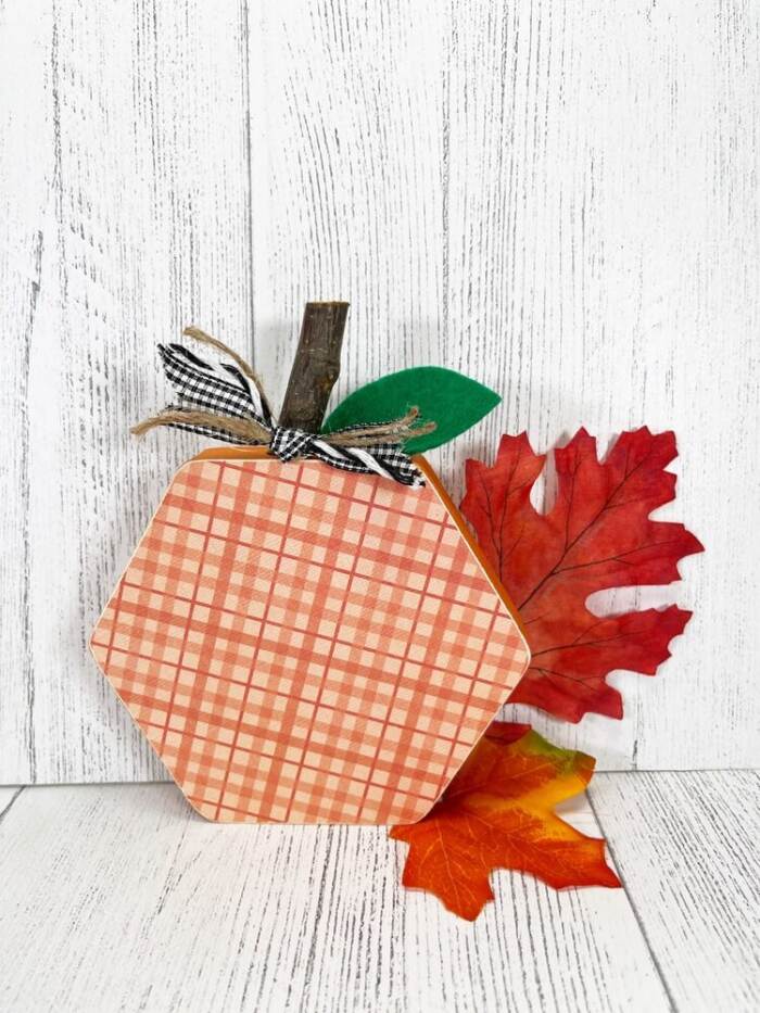 Hexagon Pumpkin Craft Activity