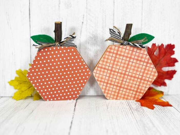 Hexagon Pumpkin Craft Activity