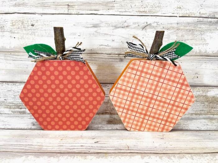 Hexagon Pumpkin Craft Activity