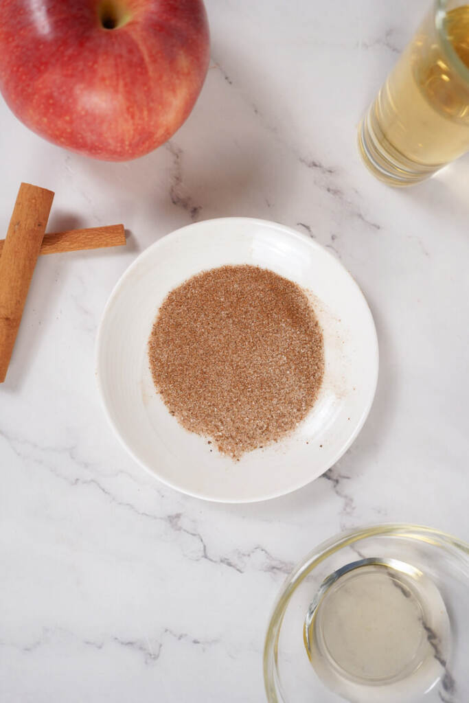 apple pie spice on a plate