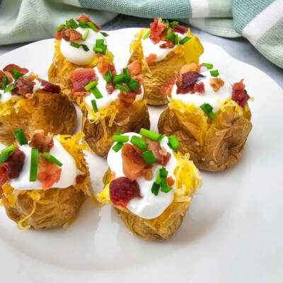 Loaded Mini baked Potato Bites