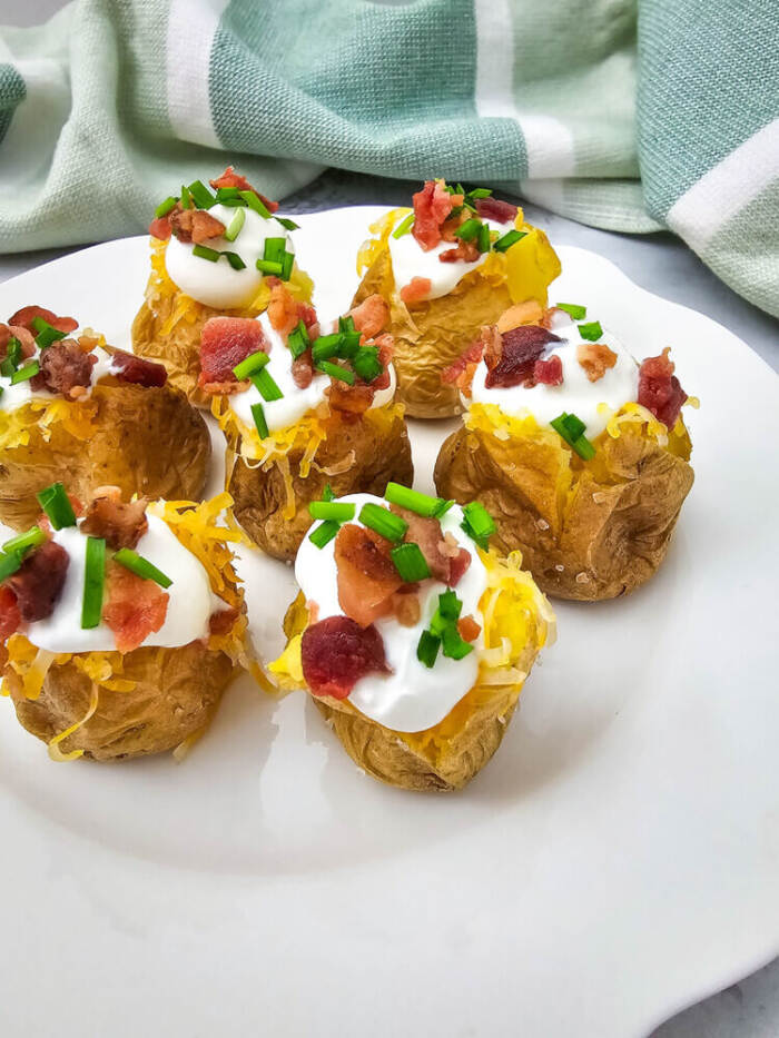 Loaded Mini baked Potato Bites