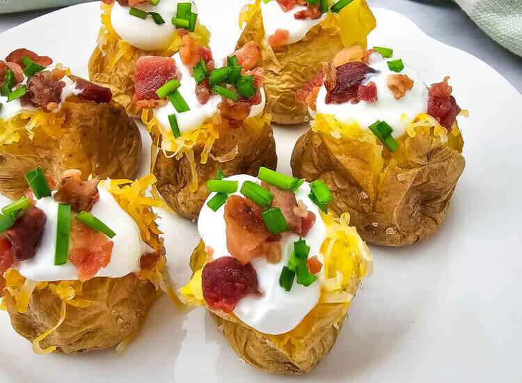 Loaded Mini baked Potato Bites