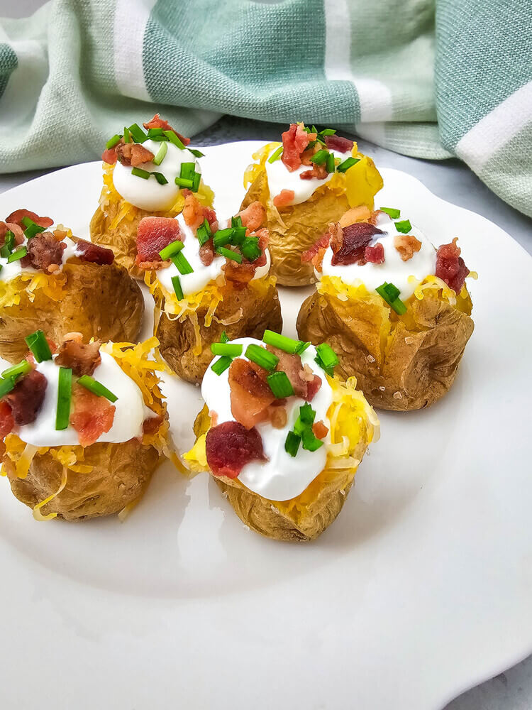 Loaded Mini baked Potato Bites