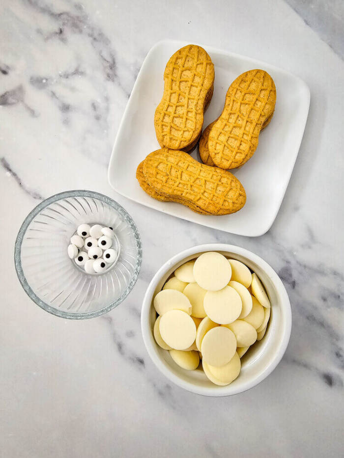 ingredients for Mummy Nutter Butters