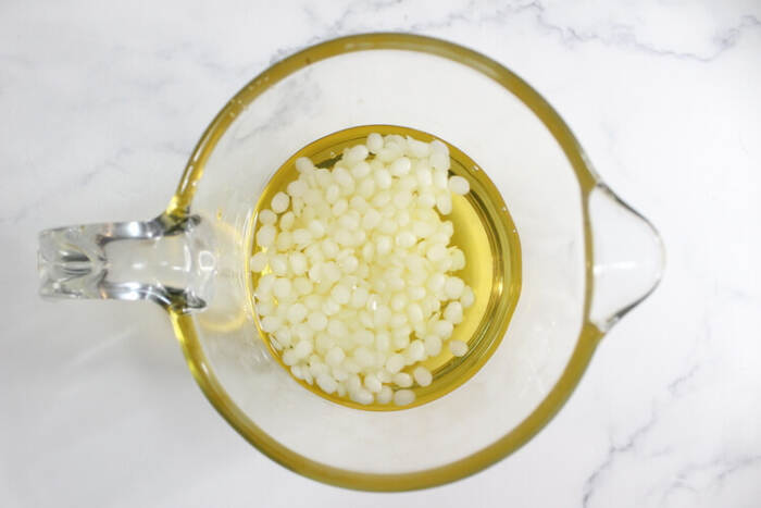 oil and bees wax together
