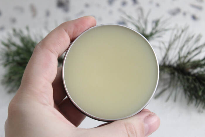 Pine Salve in a tin
