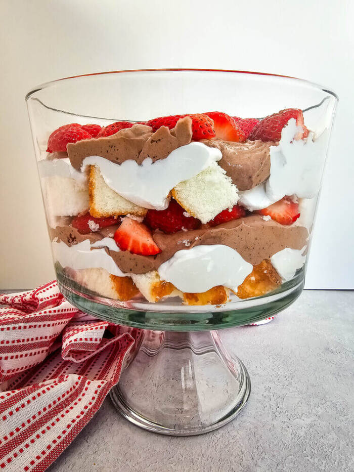 Chocolate Strawberry Trifle