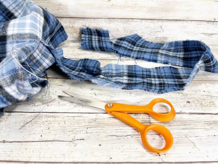 cut the fabric