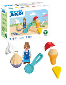 PLAYMOBIL JUNIOR Sand Ice Cream Shop stock image