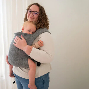 hope&plum Lark Baby Carrier stock image